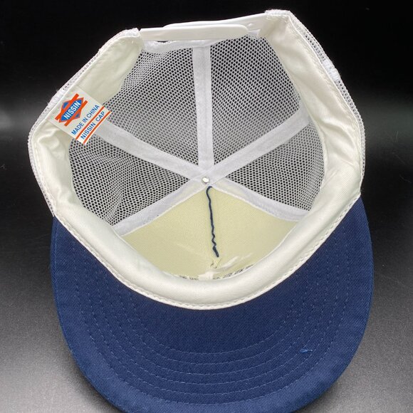 Nissin Dayton Beach Men's OS Adjustable Blue White Mesh Casual - Picture 8 of 9